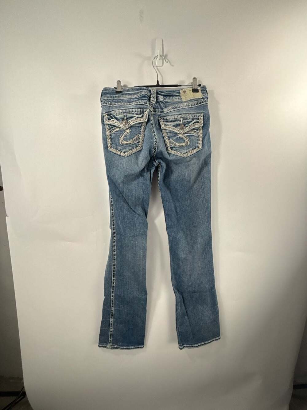 Silver Jeans Co. Suki Mid-Rise Bootcut Jeans with Heavy Stitch Details